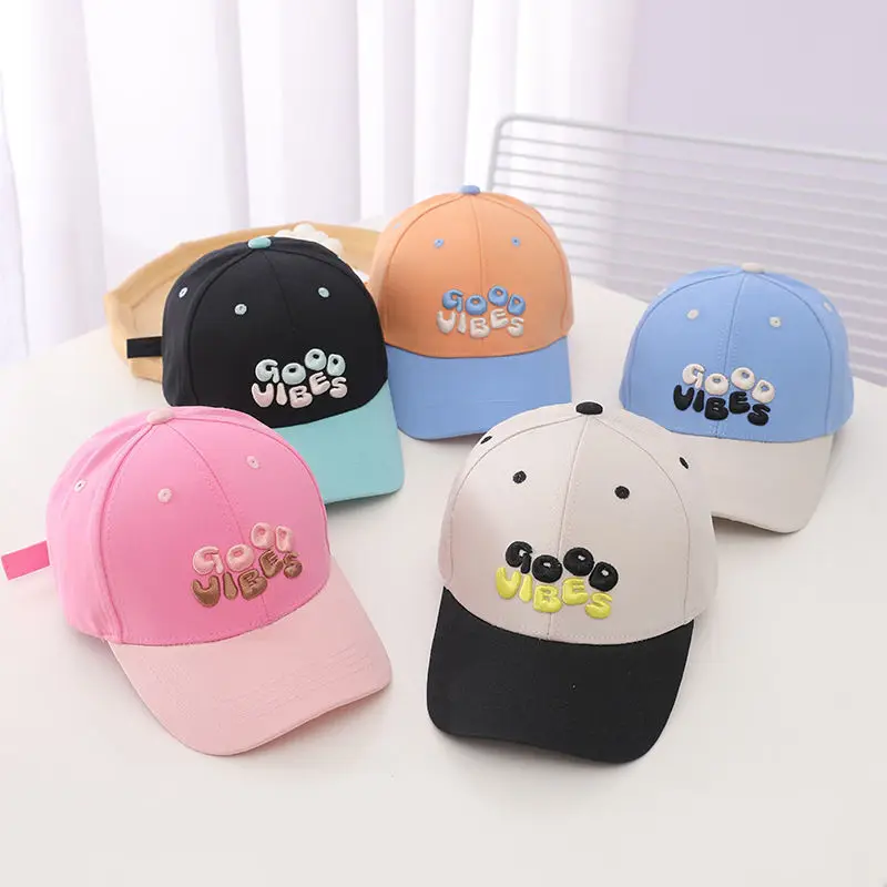 Children's Hat New Korean Style Baseball Cap Middle and Big Children Color Block Embroidery Alphabet Peaked Cap Summern Cap
Children's Hat New Korean Style Baseball Cap Middle and Big Children Color Block Embroidery Alphabet Peaked Cap Summern Cap