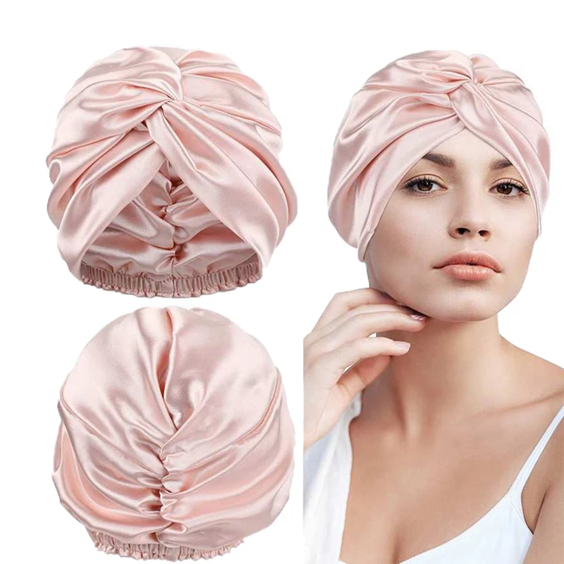 Sleep Cap Satin Hair Bonnets Beauty Items for Women 100% Mulberry Natural Silk Bow Tie Wide Adjustable Bathroom Shower Cap
Sleep Cap Satin Hair Bonnets Beauty Items for Women 100% Mulberry Natural Silk Bow Tie Wide Adjustable Bathroom Shower Cap