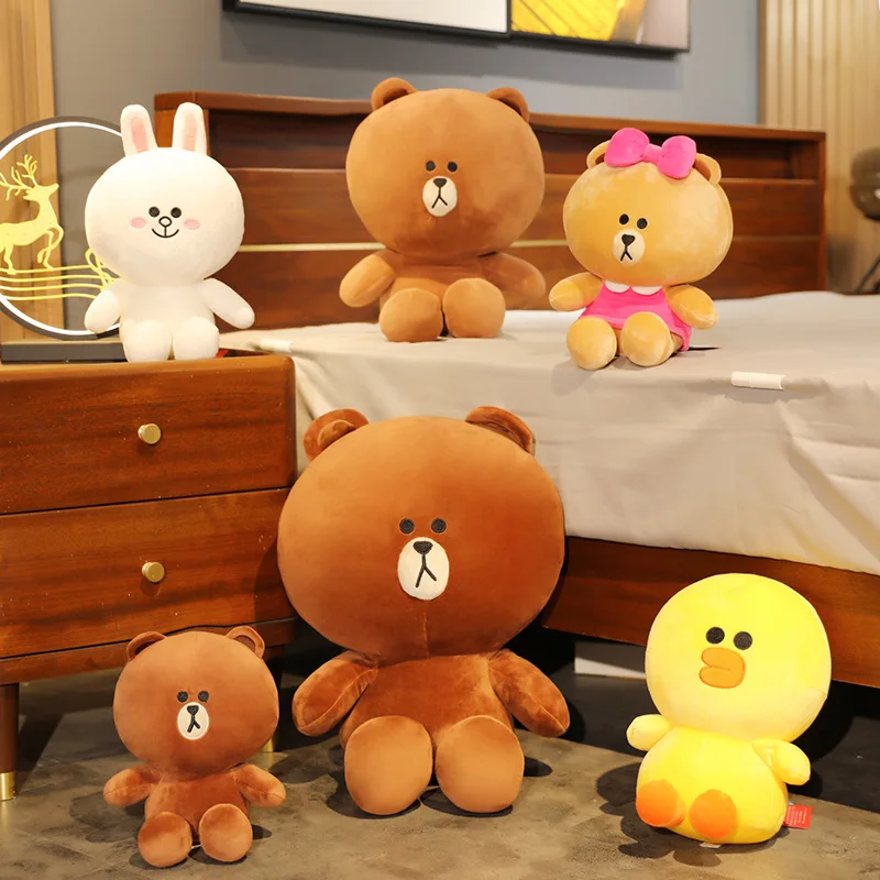 Line Friends Cony Bunny Brown Bear Sally Choco Cute Plush Doll Kawaii Kid Toy Plushie Soft Stuffed Bedroom Decoration Home Decor
Line Friends Cony Bunny Brown Bear Sally Choco Cute Plush Doll Kawaii Kid Toy Plushie Soft Stuffed Bedroom Decoration Home Decor