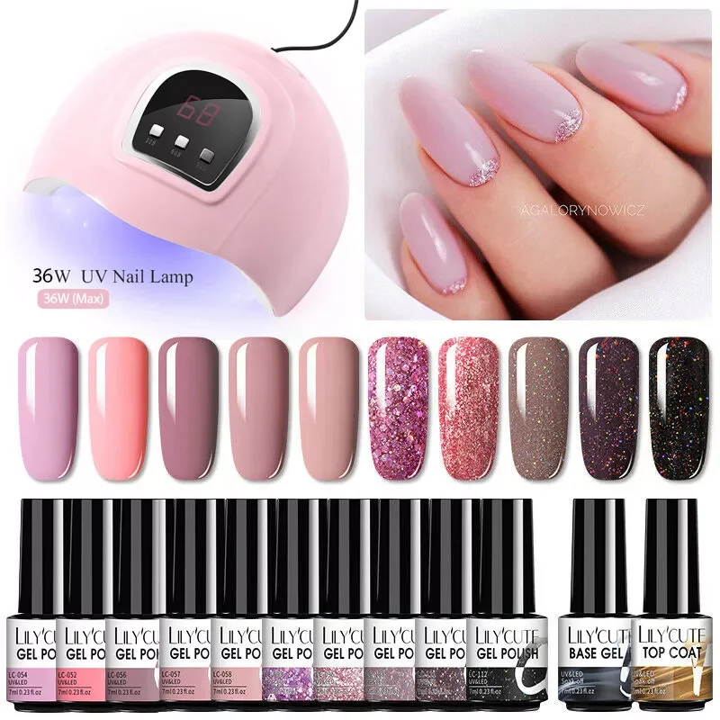Manicure Set 54W UV Lamp Nail Set 10 Colors Semipermanent Nail Gel Polish Set With Base Top Coat Soak Off UV LED Lamp
Manicure Set 54W UV Lamp Nail Set 10 Colors Semipermanent Nail Gel Polish Set With Base Top Coat Soak Off UV LED Lamp