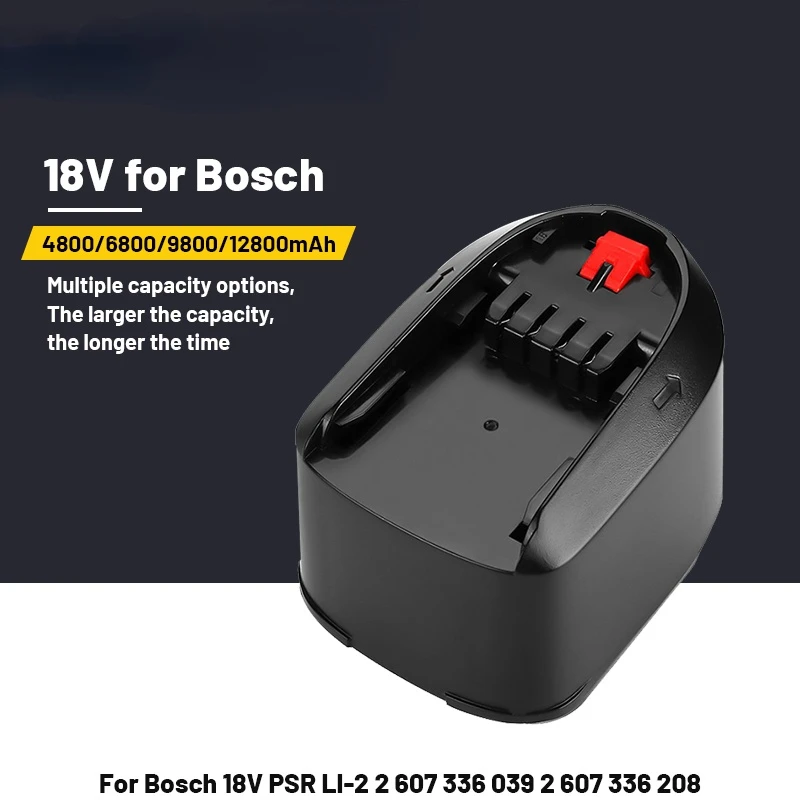 100% for Bosch 18V 12.8Ah Li-ion Battery PBA PSB PSR PST Bosch Home & Garden Tools (only for Type C) AL1830CV AL1810CV AL1815CV
100% for Bosch 18V 12.8Ah Li-ion Battery PBA PSB PSR PST Bosch Home & Garden Tools (only for Type C) AL1830CV AL1810CV AL1815CV