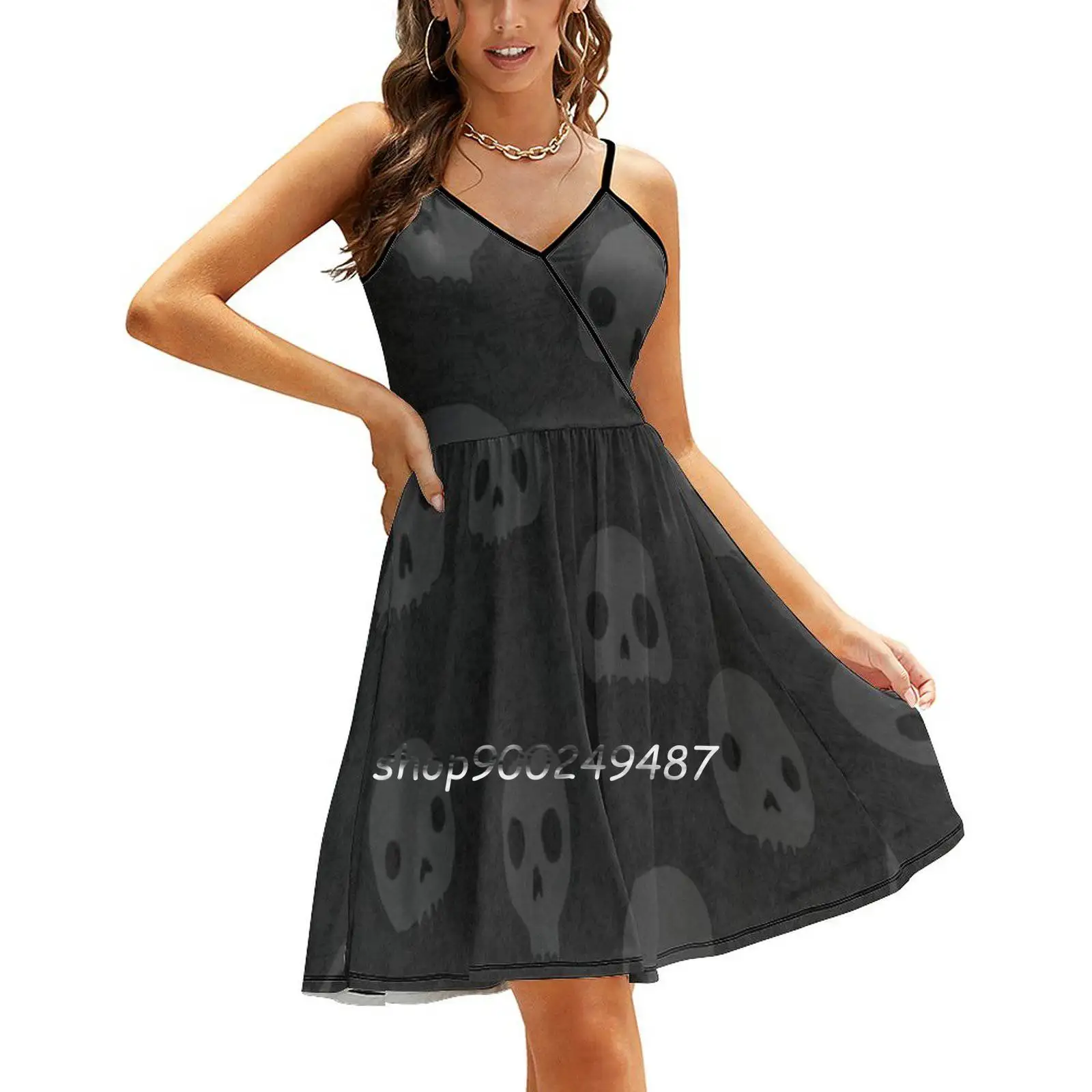 Sketchy Persons Sweet Summer Casual Sling Dresses Korean Women Sexy Sundress Skull Dead Death Human Pencil Hand Drawn Pattern
Sketchy Persons Sweet Summer Casual Sling Dresses Korean Women Sexy Sundress Skull Dead Death Human Pencil Hand Drawn Pattern