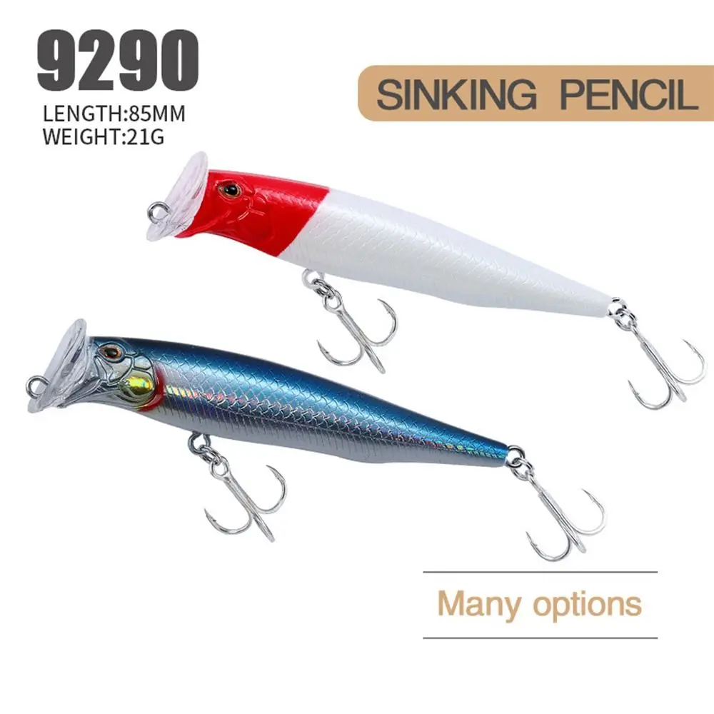 1PC 85mm 21G Minnow Lure Sinking Fishing Hard Plastic Trout Seabass Lure Artificial Bait Pesca Wobbler Fishing Pesca Bait
1PC 85mm 21G Minnow Lure Sinking Fishing Hard Plastic Trout Seabass Lure Artificial Bait Pesca Wobbler Fishing Pesca Bait