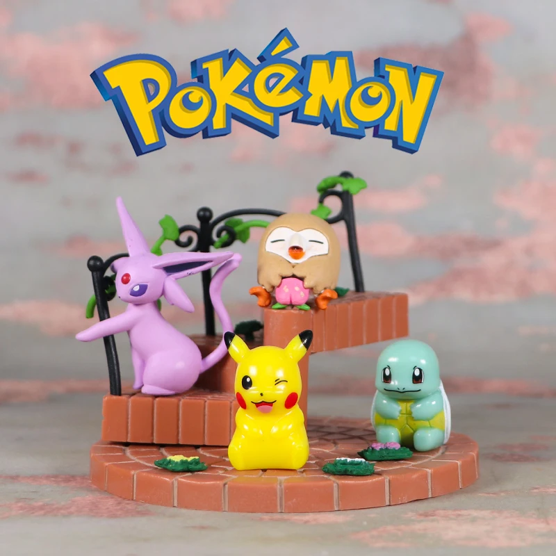 TAKARA TOMY Pokemon Cute Kawaii Squirtle Pikachu Animation Series Figure Model Toys Desktop Ornament Children's Gifts
TAKARA TOMY Pokemon Cute Kawaii Squirtle Pikachu Animation Series Figure Model Toys Desktop Ornament Children's Gifts