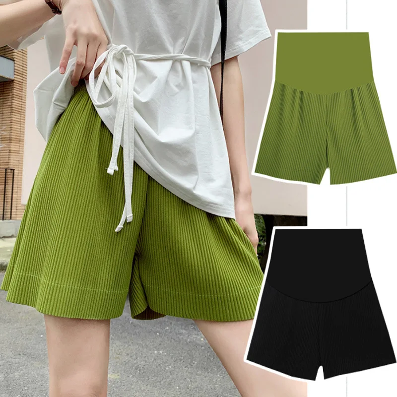 New Maternity Casual Pants 2022 Summer Threaded Maternity Shorts Loose Women Ladies Bottoms All-match Pregnant Clothing Wear
New Maternity Casual Pants 2022 Summer Threaded Maternity Shorts Loose Women Ladies Bottoms All-match Pregnant Clothing Wear