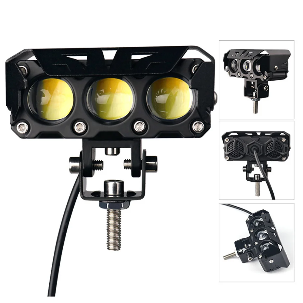 Car Work LIghts Motorcycle LED Dual Color Mini Lens Headlight Driving Light Fog Lamps Motorcycle Headlights SUV UTV Spotlight
Car Work LIghts Motorcycle LED Dual Color Mini Lens Headlight Driving Light Fog Lamps Motorcycle Headlights SUV UTV Spotlight