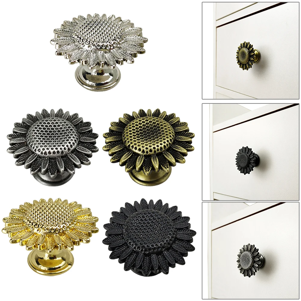 Cupboard Handle Furniture Drawer Pull Kitchen Cabinet Door Knob Zinc Alloy Wardrobe Hardware Sunflower ShapePulls Handle
Cupboard Handle Furniture Drawer Pull Kitchen Cabinet Door Knob Zinc Alloy Wardrobe Hardware Sunflower ShapePulls Handle