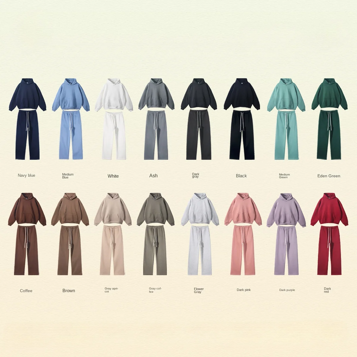 2023 autumn and winter warm loose fleece trendy brand sweater men and women couple models oversize hooded sweater trousers suit
2023 autumn and winter warm loose fleece trendy brand sweater men and women couple models oversize hooded sweater trousers suit