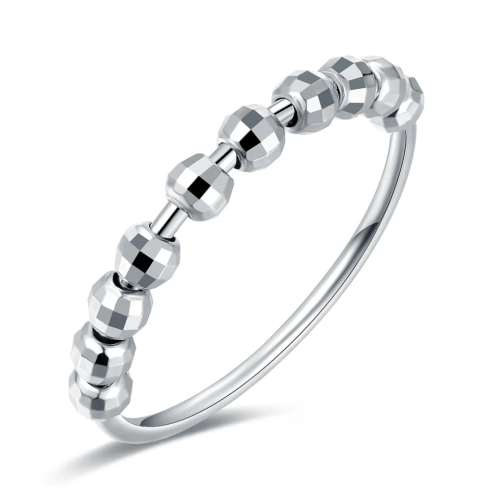 925 Sterling Silver Anxiety Ring Women Men Runner Fidget Anxiety Adjustable Stacking Ring With Bead Worry Stress Relief Jewelry
925 Sterling Silver Anxiety Ring Women Men Runner Fidget Anxiety Adjustable Stacking Ring With Bead Worry Stress Relief Jewelry
