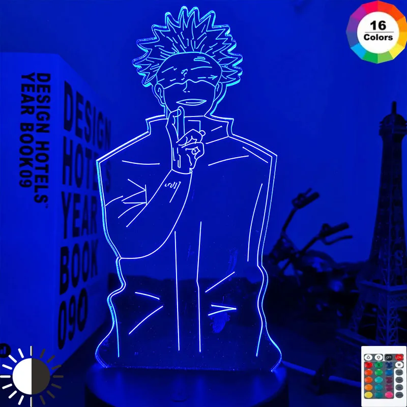 Anime Jujutsu Kaisen Led Night Light Satoru Gojo Lamp for Bedroom Decor Birthday Gift Satoru Gojo Light Jujutsu Kaisen Gadget
Anime Jujutsu Kaisen Led Night Light Satoru Gojo Lamp for Bedroom Decor Birthday Gift Satoru Gojo Light Jujutsu Kaisen Gadget