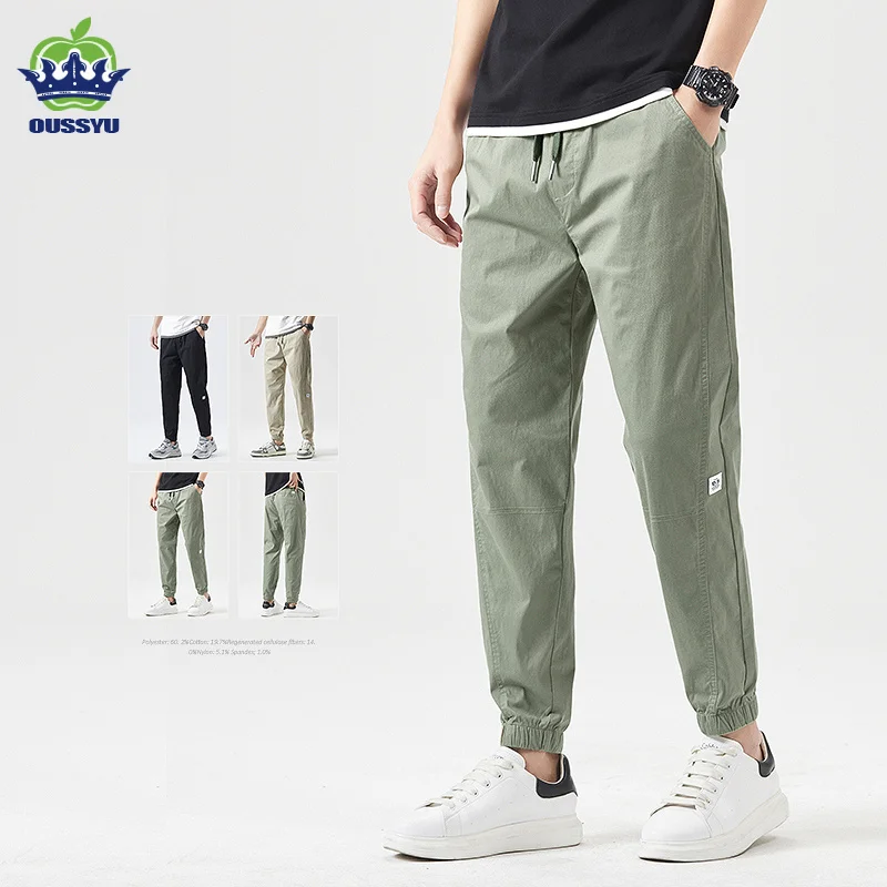 OUSSYU Brand Summer Cotton Ankle Lent Pants Men Tin Drawstrin Cosy Solid Color Litreen Casual arun Trousers Male
OUSSYU Brand Summer Cotton Ankle Lent Pants Men Tin Drawstrin Cosy Solid Color Litreen Casual arun Trousers Male