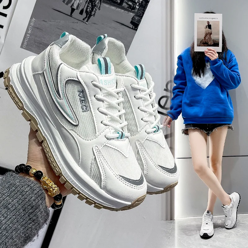 Breathable dad shoes female ins2022 spring new wild thick bottom Korean version of the muffin bottom sports running shoes 35-40
Breathable dad shoes female ins2022 spring new wild thick bottom Korean version of the muffin bottom sports running shoes 35-40