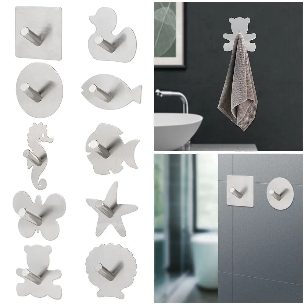 2Pcs Adhesive Hooks Animal Pattern Storage Holder For Bathroom Kitchen Hanger Stick On Wall Hanging Door Clothes Towel Racks
2Pcs Adhesive Hooks Animal Pattern Storage Holder For Bathroom Kitchen Hanger Stick On Wall Hanging Door Clothes Towel Racks