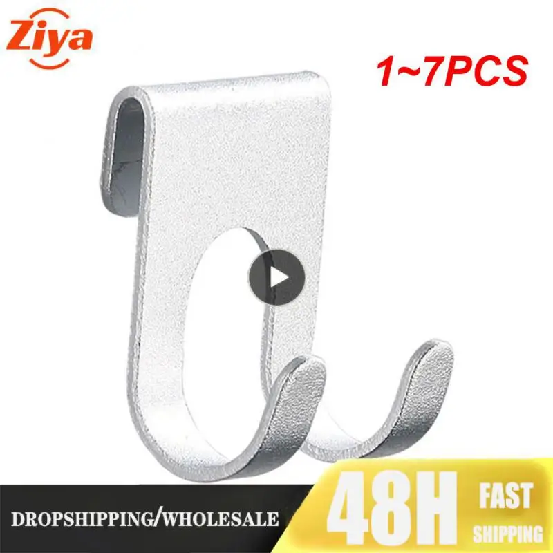 1~7PCS Aluminum Hook Shower Glass Door Hook Free Hole Towel Rack Hanger Key Organizer plug Shaver Holder Rack Hook
1~7PCS Aluminum Hook Shower Glass Door Hook Free Hole Towel Rack Hanger Key Organizer plug Shaver Holder Rack Hook