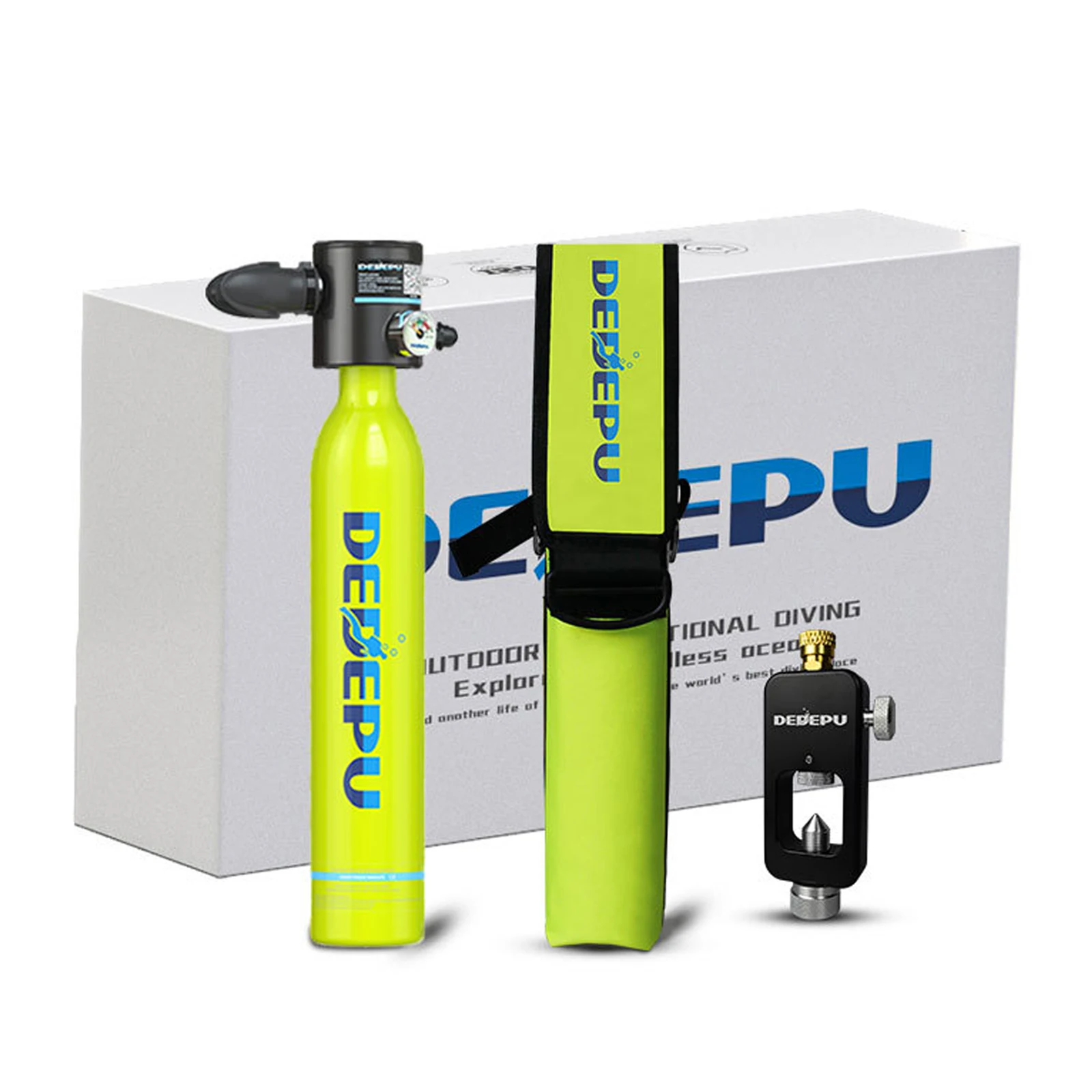 Scuba Diving 1L Mini Scuba Tank 15-20 Minutes Underwater Breathing Portable Scuba Box Kit- Underwater Diving Breathing Training
Scuba Diving 1L Mini Scuba Tank 15-20 Minutes Underwater Breathing Portable Scuba Box Kit- Underwater Diving Breathing Training