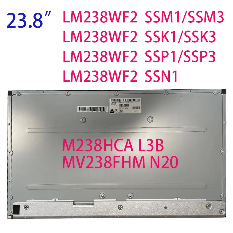 

23.8" Original New LCD Screen LM238WF2 SSM1 M3 K1 K3 P1 P3 M238HCA L3B MV238FHM-N20 LM238WF2 SSK2 P2 R2 M2