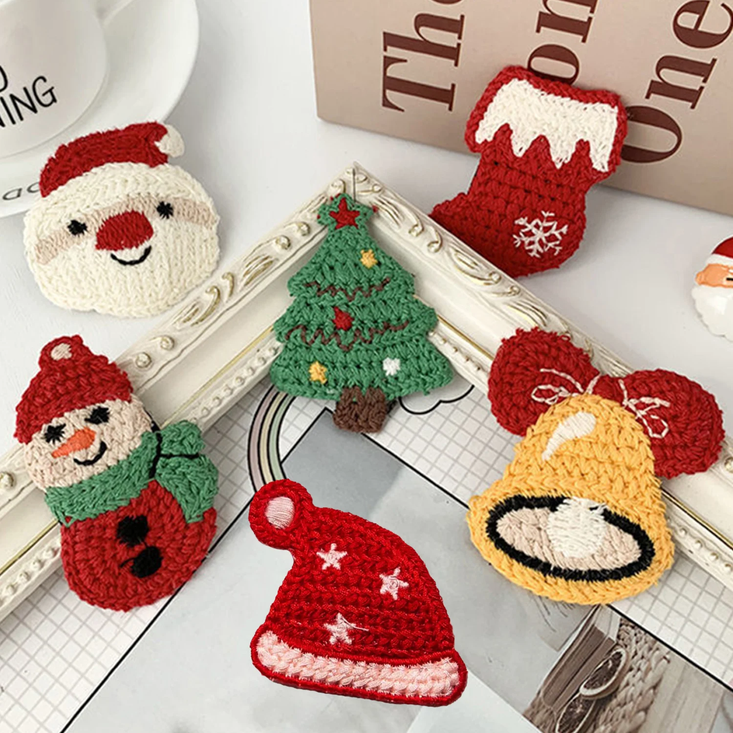 6pcs Christmas Snap Hairpins Toddlers Knitted Snowman Elk Xmas Tree Hair Clips Girl Kid Side Bangs Hair Barrettes Party Headwear
6pcs Christmas Snap Hairpins Toddlers Knitted Snowman Elk Xmas Tree Hair Clips Girl Kid Side Bangs Hair Barrettes Party Headwear