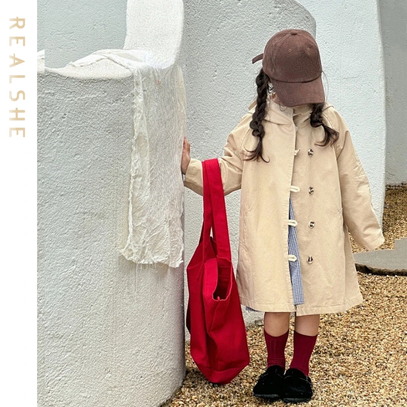 England Style Toddler Girl Trench Autumn Kids Windbreaker Fashion Girls Single Jacket Outfits Kids Turn-down Collar Clothing
England Style Toddler Girl Trench Autumn Kids Windbreaker Fashion Girls Single Jacket Outfits Kids Turn-down Collar Clothing