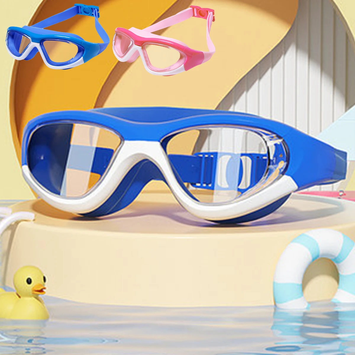 Kids Swimming Goggles Swimming Goggles for Boys and Girls with Anti-Fog Clear Long Distance Vision Waterproof Adjustable Straps 
Kids Swimming Goggles Swimming Goggles for Boys and Girls with Anti-Fog Clear Long Distance Vision Waterproof Adjustable Straps