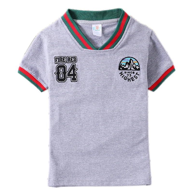 Boys Summer T-shirt Cotton Short sleeve Sports jersey No. 84 Girls clothing Kids embroidery T-Shirts V-Neck Solid Tops Tees coat
Boys Summer T-shirt Cotton Short sleeve Sports jersey No. 84 Girls clothing Kids embroidery T-Shirts V-Neck Solid Tops Tees coat