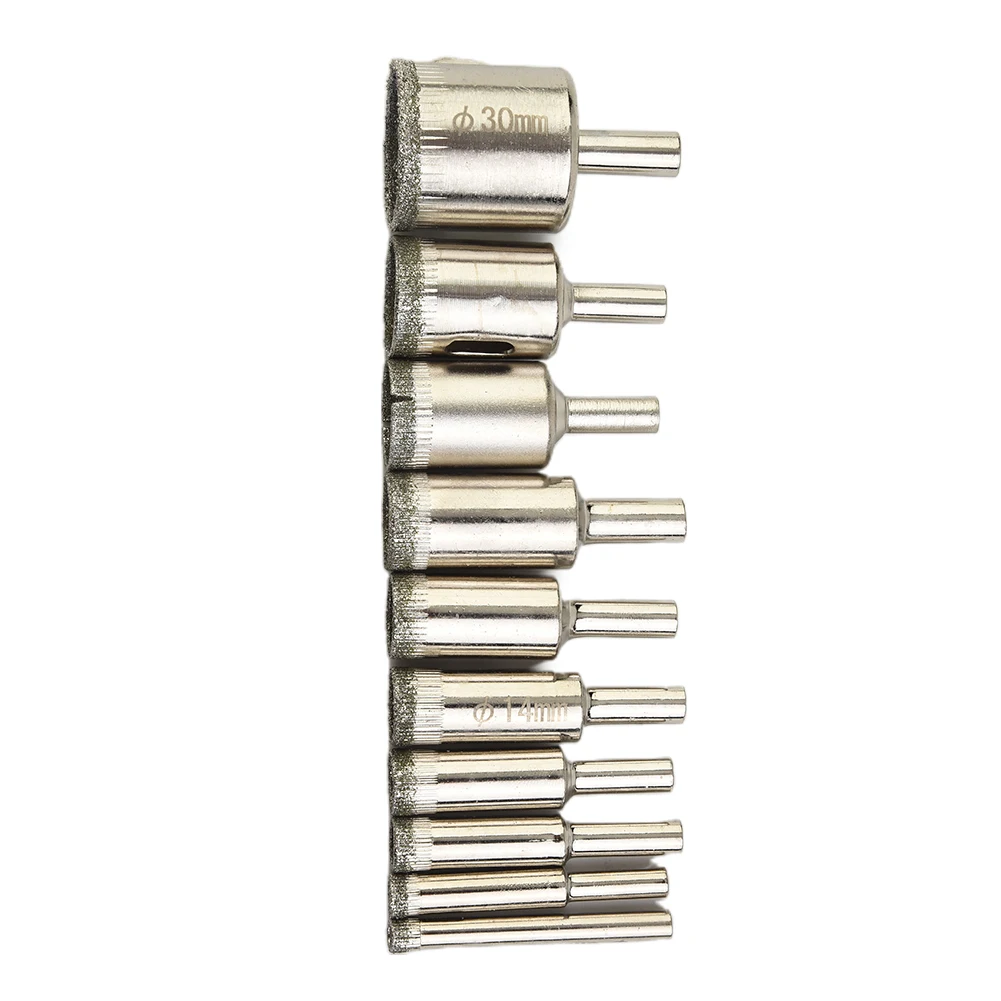 10pcs/Set Drill Bits 6-30mm Aluminum Cutter Diamond Equipment For Tile Ceramic Glass Hole Power Tools Practical
10pcs/Set Drill Bits 6-30mm Aluminum Cutter Diamond Equipment For Tile Ceramic Glass Hole Power Tools Practical