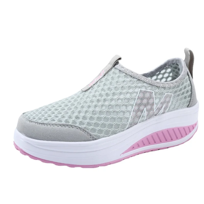 2023 Summer Outdoor Women Shoes : Wedge Heel Thick Sole Comfortable, Lightweight, Breathable Sneakers Mesh Shoes
2023 Summer Outdoor Women Shoes : Wedge Heel Thick Sole Comfortable, Lightweight, Breathable Sneakers Mesh Shoes