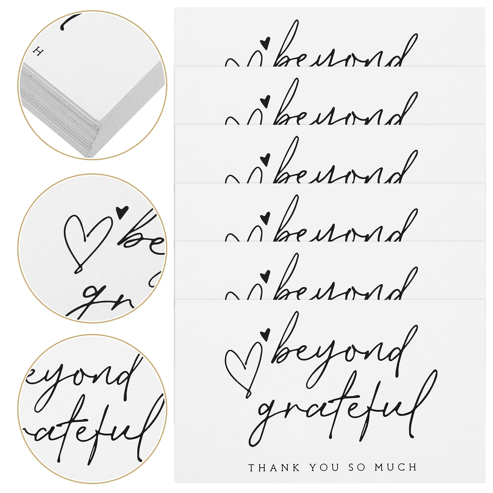 100 Pcs Thank You Card Giftcard Packing Thanks Cards Decorate Bulk Paper Shopping Purchase
100 Pcs Thank You Card Giftcard Packing Thanks Cards Decorate Bulk Paper Shopping Purchase