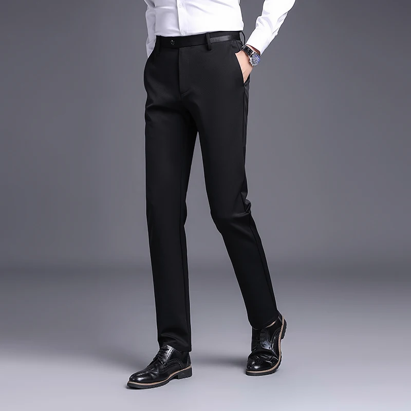 Men's trousers for spring and autumn leisure trousers loose straight business suit elastic non-ironing suit men's trousers
Men's trousers for spring and autumn leisure trousers loose straight business suit elastic non-ironing suit men's trousers