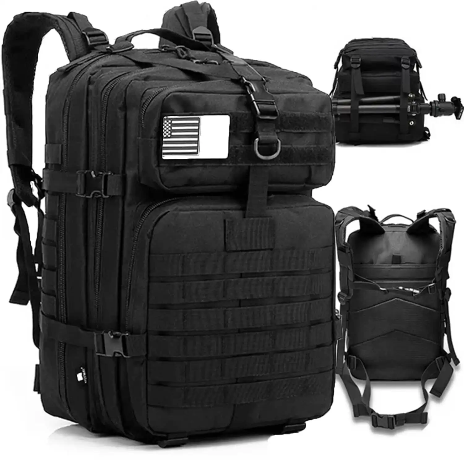 Tactical Backpack, 40L Large Military Tactical Backpacks Men, Hiking Backpack Daypack Camping Trekking Hunting Motorcycle
Tactical Backpack, 40L Large Military Tactical Backpacks Men, Hiking Backpack Daypack Camping Trekking Hunting Motorcycle
