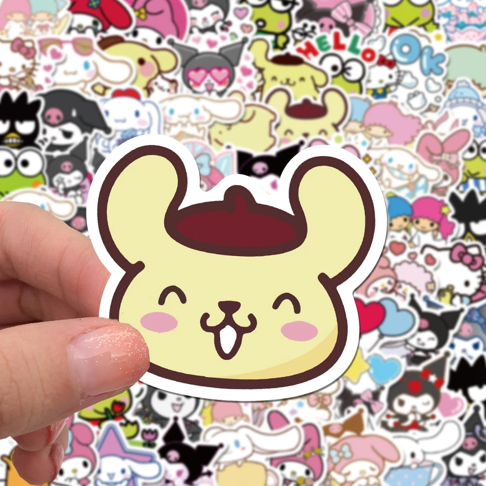 50/100pcs Mixed Cartoon Sanrio Stickers Cute Hello Kitty Cinnamoroll Kuromi My Melody Waterproof Sticker Decals for Kids Toys
50/100pcs Mixed Cartoon Sanrio Stickers Cute Hello Kitty Cinnamoroll Kuromi My Melody Waterproof Sticker Decals for Kids Toys