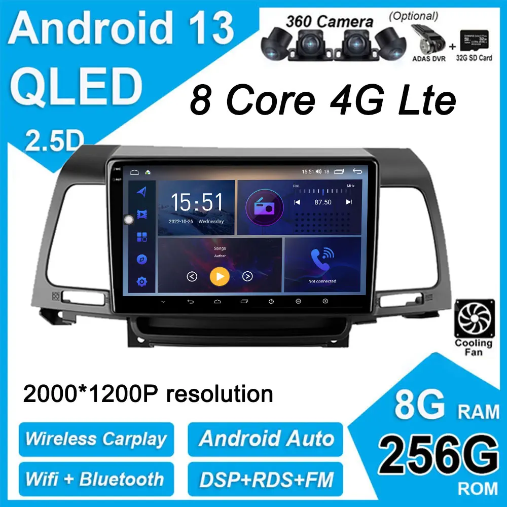 9" Screen 4G Intelligent For Kia Opirus GH 2006 - 2011 Android 13 System Car Radio Multimedia Video Player Navigation GPS
9" Screen 4G Intelligent For Kia Opirus GH 2006 - 2011 Android 13 System Car Radio Multimedia Video Player Navigation GPS
