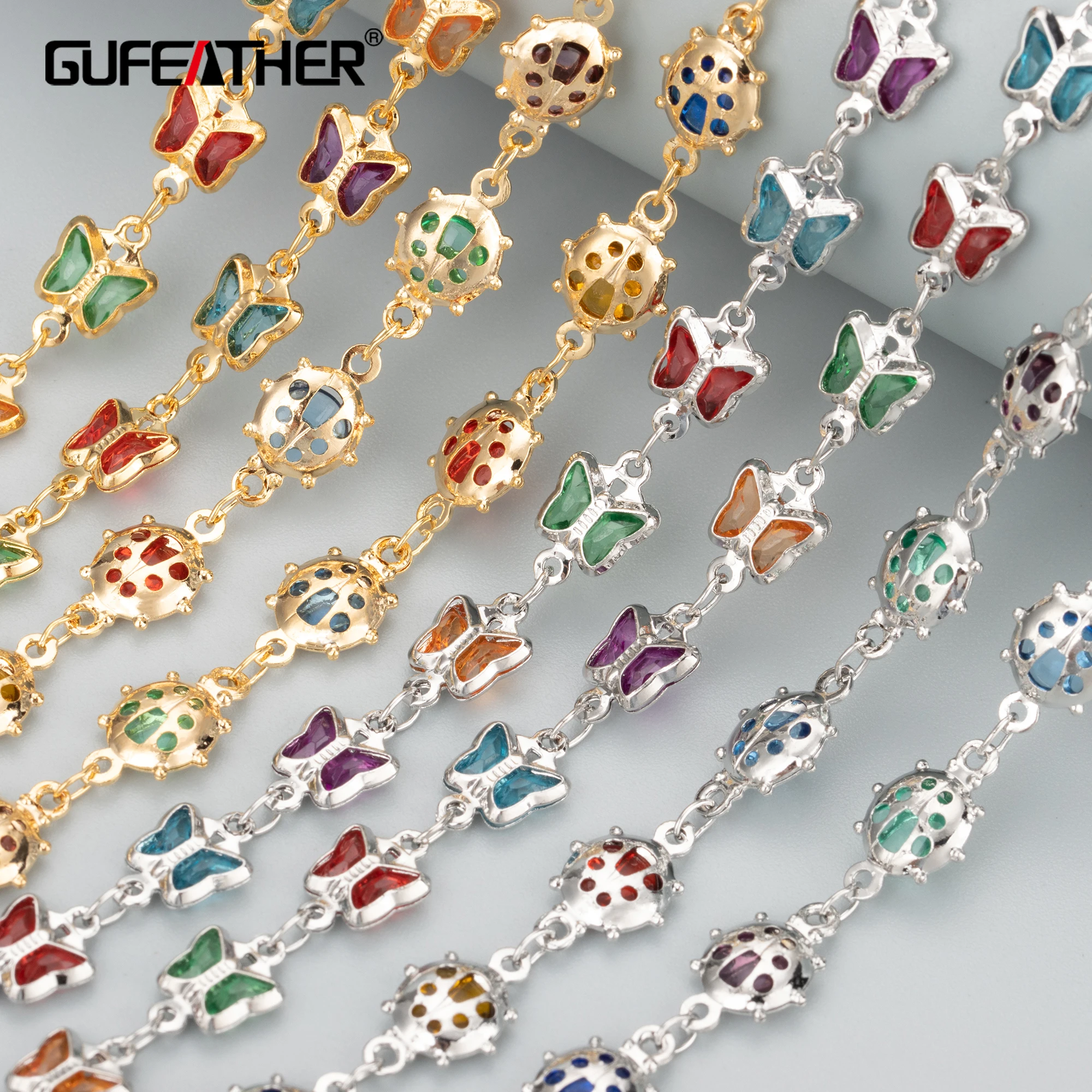 GUFEATHER C294,diy chain,nickel free,18k gold plated,copper,glass,butterfly shape,jewelry making,diy bracelet necklace,1m/lot
GUFEATHER C294,diy chain,nickel free,18k gold plated,copper,glass,butterfly shape,jewelry making,diy bracelet necklace,1m/lot