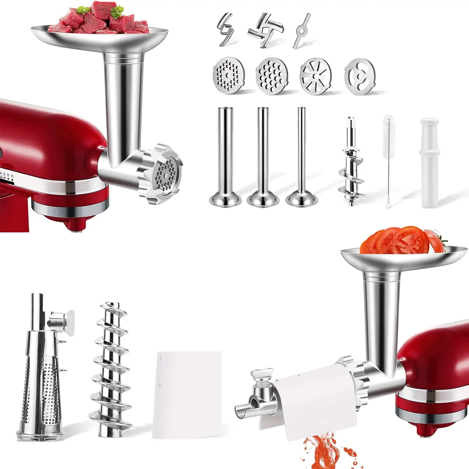& Vegetable Strainer Set with Food Grinder Attachment for Kitchenaid Stand Mixer Fresh Fruits Jucier Vegetables Strainer Att Sil
& Vegetable Strainer Set with Food Grinder Attachment for Kitchenaid Stand Mixer Fresh Fruits Jucier Vegetables Strainer Att Sil