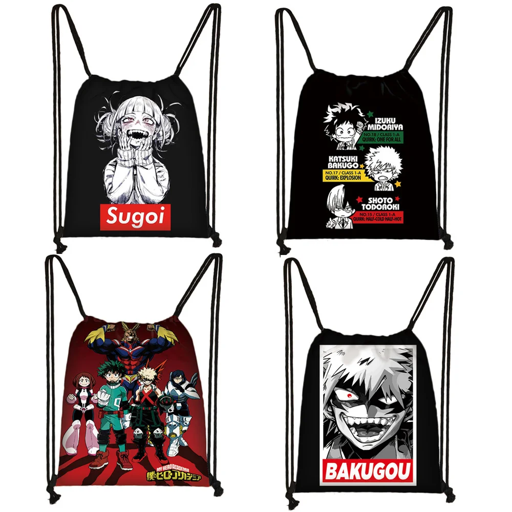 japanese anime Boku No Hero Academia drawstring bag My Hero Academia casual backpack teenager storage bag women men travel bags
japanese anime Boku No Hero Academia drawstring bag My Hero Academia casual backpack teenager storage bag women men travel bags