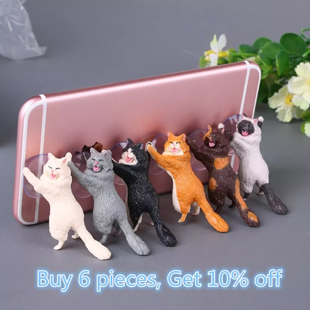Phone Holder Cute Cat Support Resin Mobile Phone Holder Stand Sucker Tablets Desk Sucker Design high quality Smartphone Holder
Phone Holder Cute Cat Support Resin Mobile Phone Holder Stand Sucker Tablets Desk Sucker Design high quality Smartphone Holder