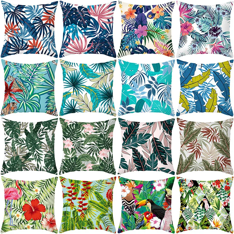 Tropical Leaves Pillow Case 45x45cm Summer Color Polyester Pillow Covers Flowers Decorative Pillowcases Sofa Cushions Home Decor
Tropical Leaves Pillow Case 45x45cm Summer Color Polyester Pillow Covers Flowers Decorative Pillowcases Sofa Cushions Home Decor