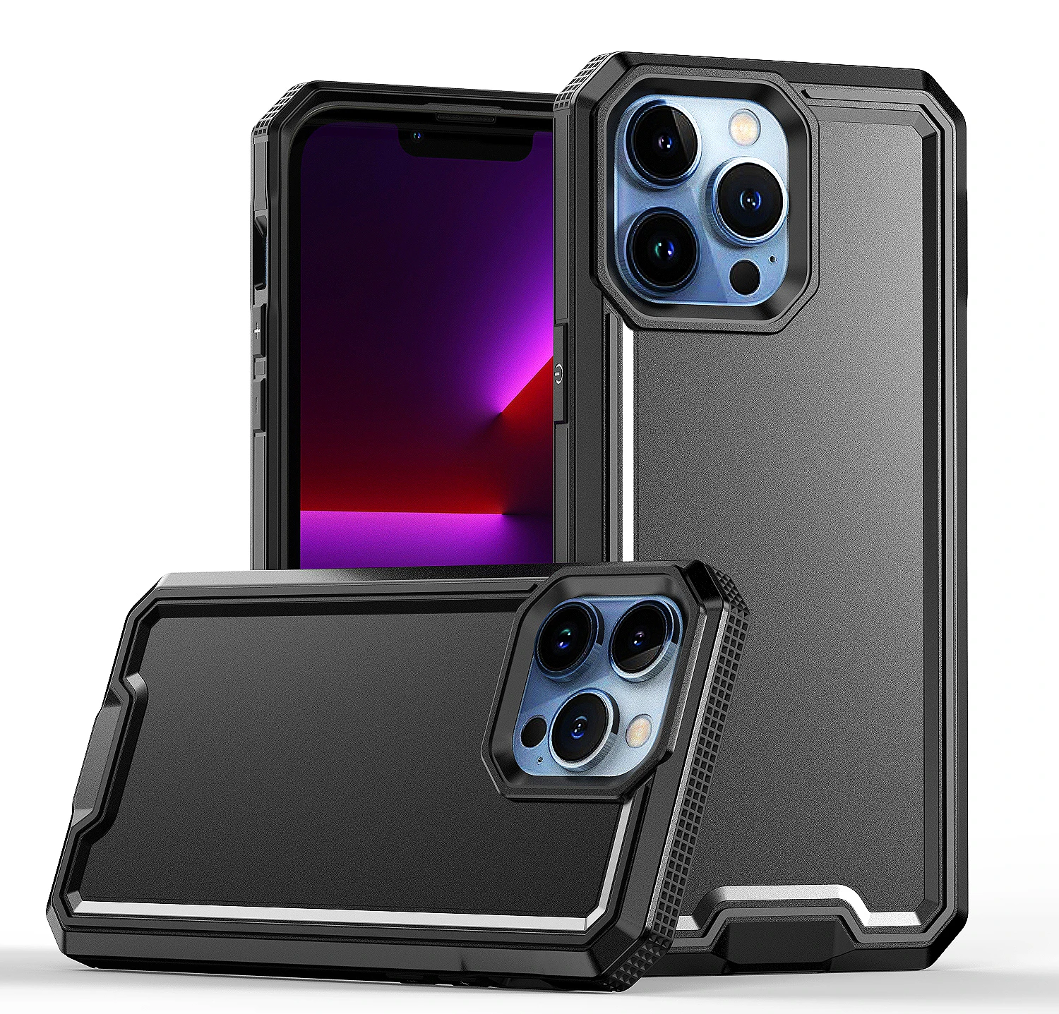 Противоударный защитный матовый чехол для iPhone14 PULS 13 12 11 Pro Max резиновый Двухцветный Жесткий ПК Противоударный защитный чехол
Противоударный защитный матовый чехол для iPhone14 PULS 13 12 11 Pro Max резиновый Двухцветный Жесткий ПК Противоударный защитный чехол