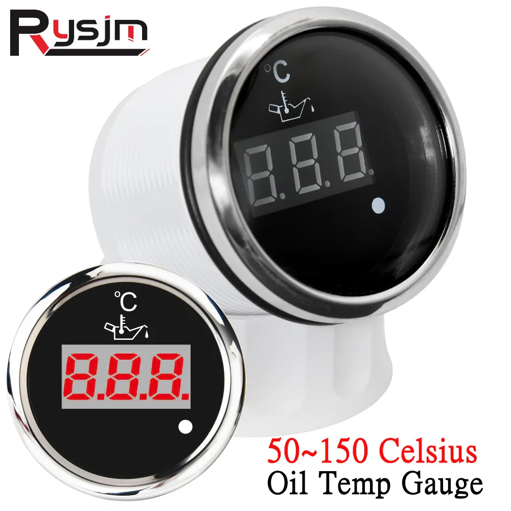 Waterproof 2'' 52mm Digital Oil Temperature Gauge With Alarm Function Red LED Backlight for Marine Boat Truck Yacht 12V/24V
Waterproof 2'' 52mm Digital Oil Temperature Gauge With Alarm Function Red LED Backlight for Marine Boat Truck Yacht 12V/24V