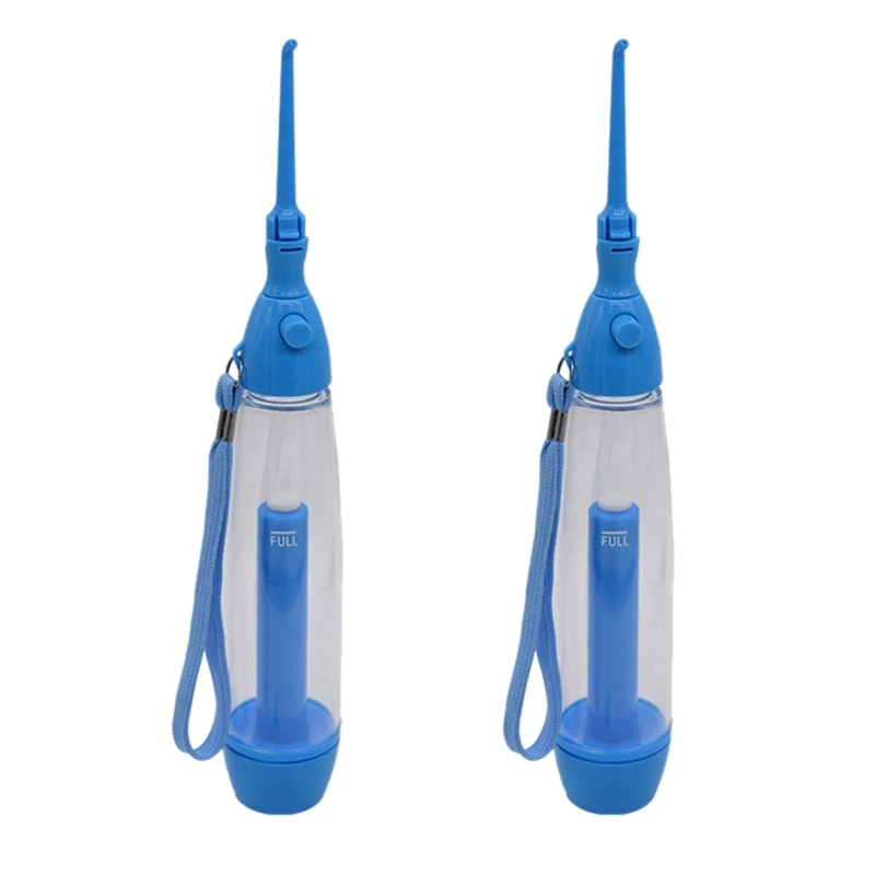 2X New Portable Oral Irrigator Clean The Mouth Wash Your Tooth Water Irrigation Manual Water Flosser ABS
2X New Portable Oral Irrigator Clean The Mouth Wash Your Tooth Water Irrigation Manual Water Flosser ABS