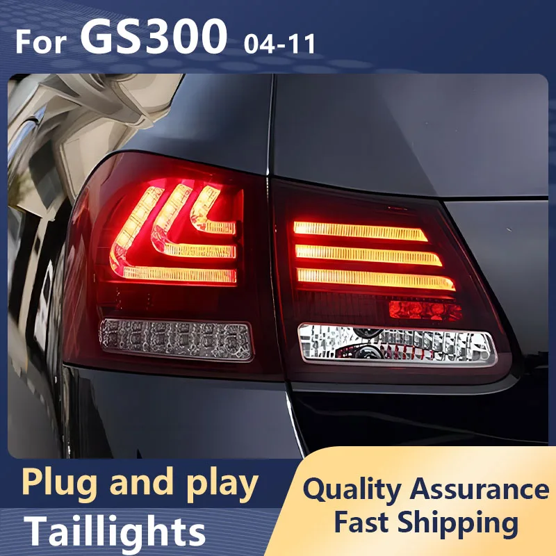

Задние фонари для стайлинга автомобилей Lexus GS300 GS350 GS430 GS450 2004-2011, дневные ходовые огни, тормозные задние фонари, аксессуары