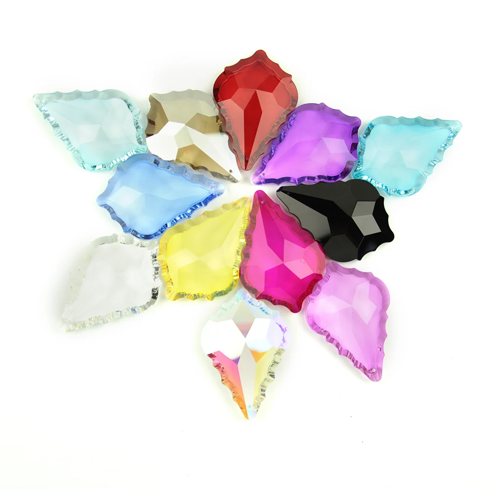 38mm/50mm 10pcs Suncatcher Crystal Faceted Maple Leaf Chandelier Pendant Prism Hanging Ornament Fengshui Lamp Parts
38mm/50mm 10pcs Suncatcher Crystal Faceted Maple Leaf Chandelier Pendant Prism Hanging Ornament Fengshui Lamp Parts