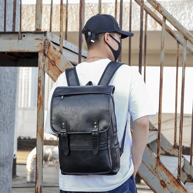 Fashion Trend Men Large Capacity Back Backpack Designer Handbag Women'S Leather Business Casual Vintage Bag For Husband Travel
Fashion Trend Men Large Capacity Back Backpack Designer Handbag Women'S Leather Business Casual Vintage Bag For Husband Travel