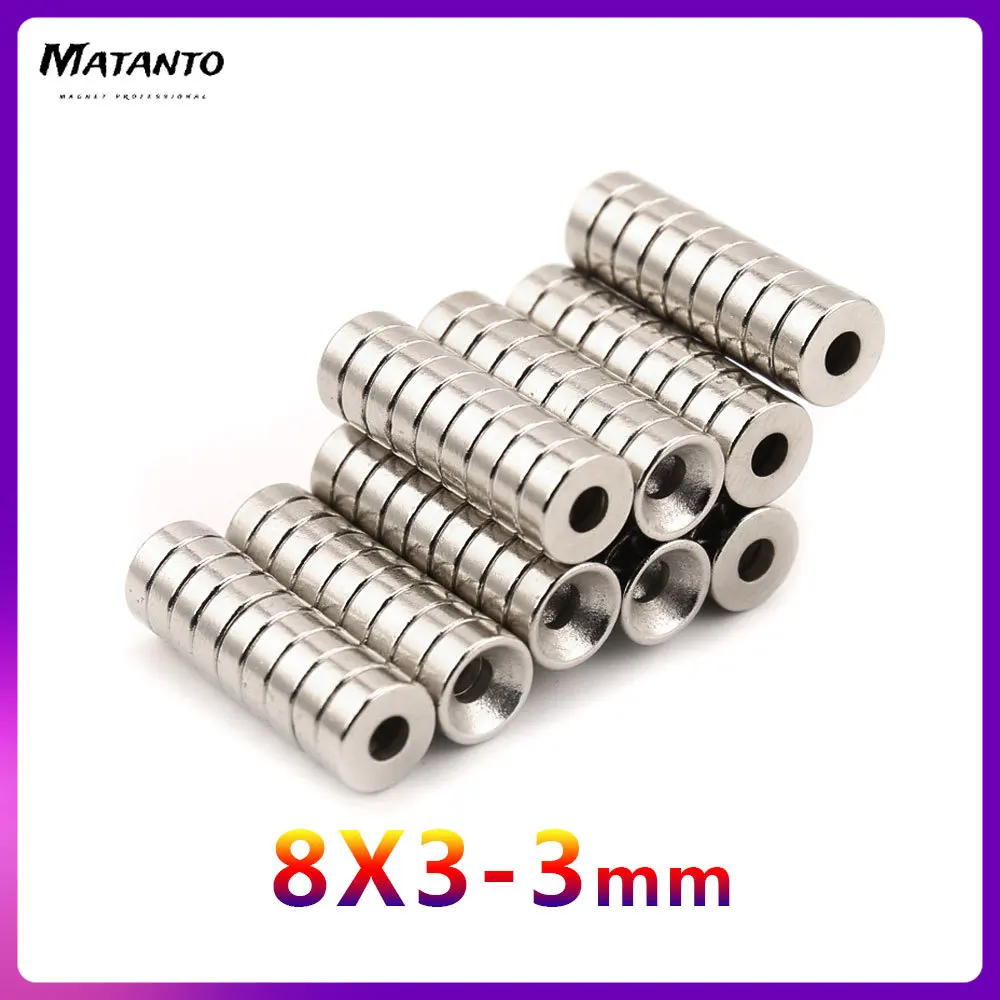 10/20/50/100/200/500/1000PCS 8x3-3mm Round Countersunk Neodymium Magnet 8x3 Hole 3 mm N35 Powerful Strong Magnets 8*3-3 8x3-3mm
10/20/50/100/200/500/1000PCS 8x3-3mm Round Countersunk Neodymium Magnet 8x3 Hole 3 mm N35 Powerful Strong Magnets 8*3-3 8x3-3mm