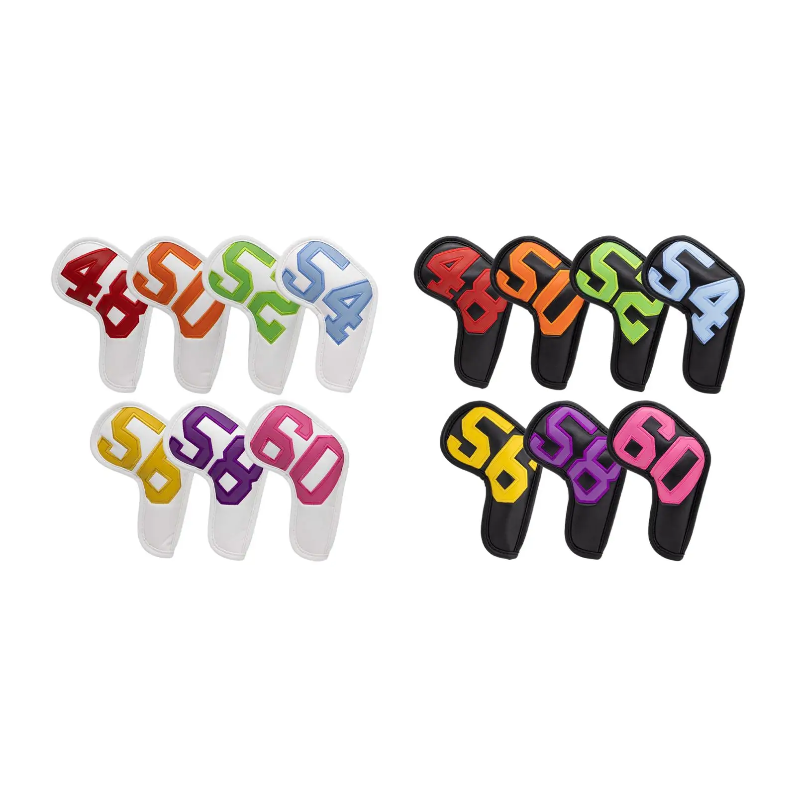 7x PU Leather Golf Iron Headcover Golf Club Head Cover Set Protector Embroideried Guard Wrap Waterproof for Men Women Hybrid
7x PU Leather Golf Iron Headcover Golf Club Head Cover Set Protector Embroideried Guard Wrap Waterproof for Men Women Hybrid