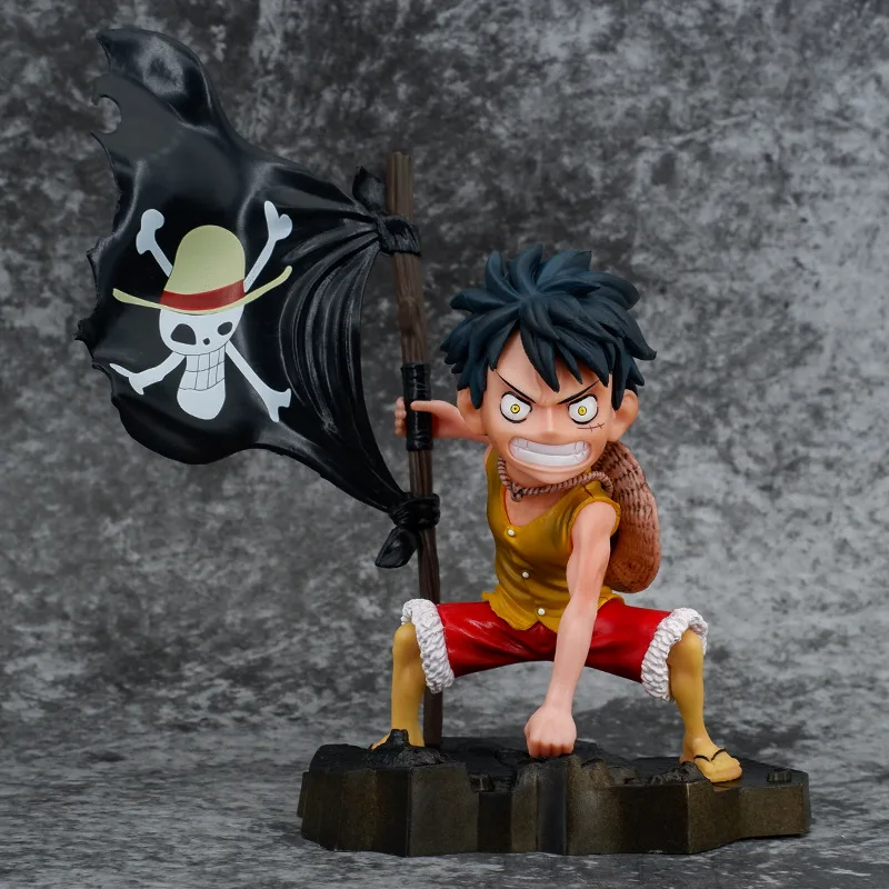 Anime One Piece Luffy Carrying The Flag Action Figure Toys 18cm Cute Luffy Statue Model Doll Collectible Ornament Child Gifts
Anime One Piece Luffy Carrying The Flag Action Figure Toys 18cm Cute Luffy Statue Model Doll Collectible Ornament Child Gifts