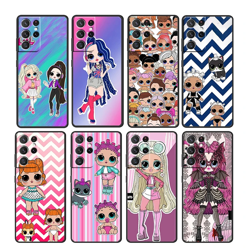 LOL Surprise Doll Cute For Samsung Galaxy S22 S21 S20 Ultra Plus Pro S10 S9 S8 S7 4G 5G Soft TPU Black Phone Case Cover Coque
LOL Surprise Doll Cute For Samsung Galaxy S22 S21 S20 Ultra Plus Pro S10 S9 S8 S7 4G 5G Soft TPU Black Phone Case Cover Coque
