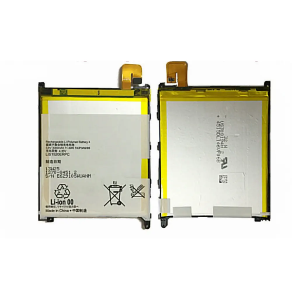 3000mAh LIS1520ERPC For Sony Xperia Z Ultra XL39 XL39H C6802 C6806 C6833 Togari L4 ZU High quality Replacement Battery
3000mAh LIS1520ERPC For Sony Xperia Z Ultra XL39 XL39H C6802 C6806 C6833 Togari L4 ZU High quality Replacement Battery