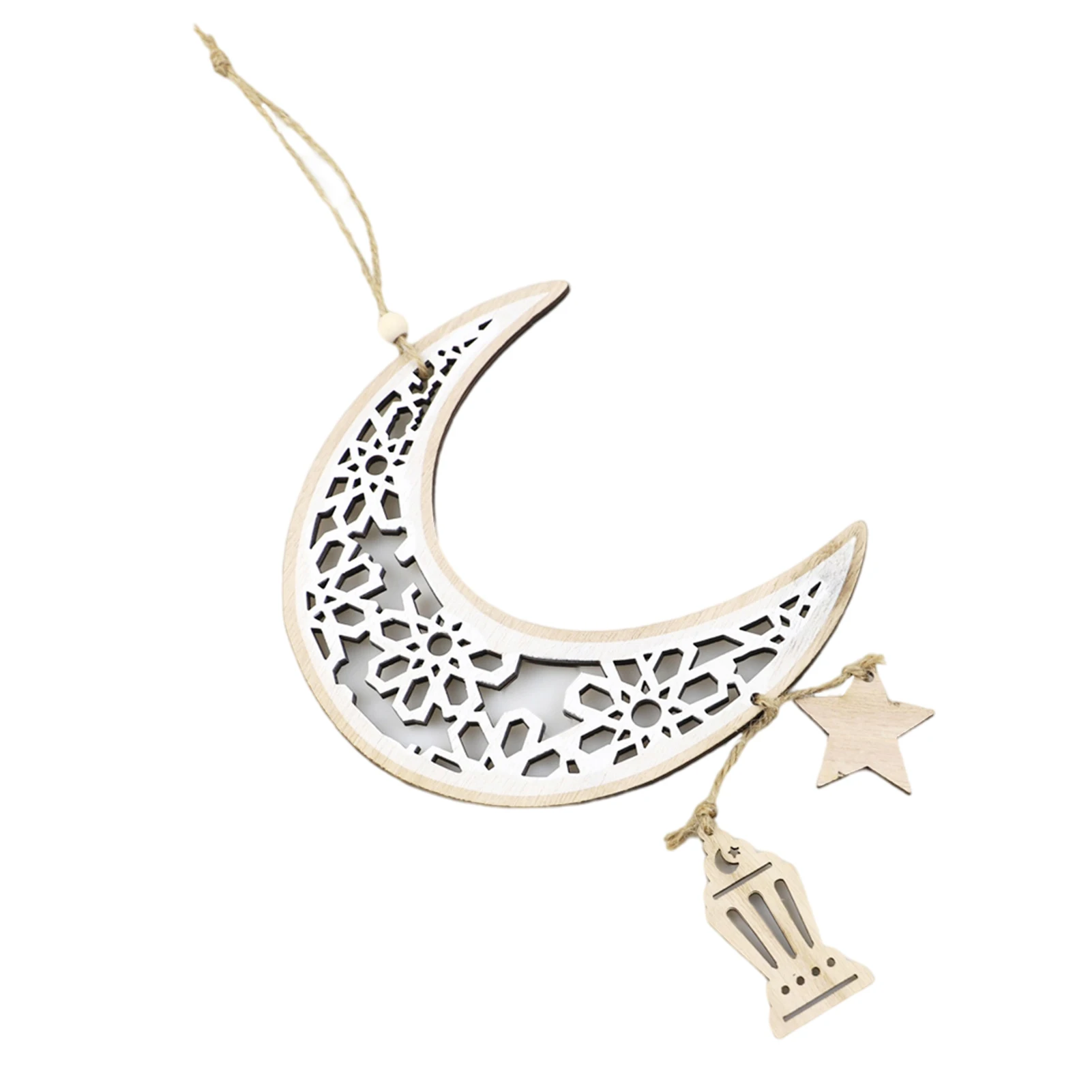 Ramadan Kareem Moon Pendant Exquisite Islam Ramadan Wooden Hung Moon Star Plaque Sign For Ramadan Mubarak Eid Decorations
Ramadan Kareem Moon Pendant Exquisite Islam Ramadan Wooden Hung Moon Star Plaque Sign For Ramadan Mubarak Eid Decorations