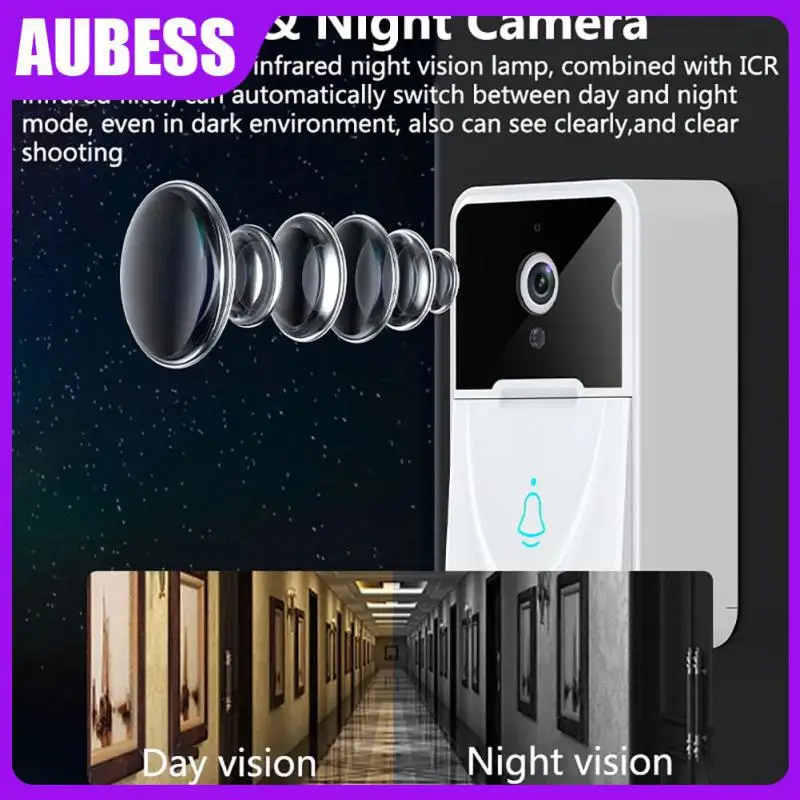 Long Standby Two-way Intercom Wifi Smart Home Safety Doorbell Voice Change Night Vision For Home Monitor Door Phone Portable
Long Standby Two-way Intercom Wifi Smart Home Safety Doorbell Voice Change Night Vision For Home Monitor Door Phone Portable