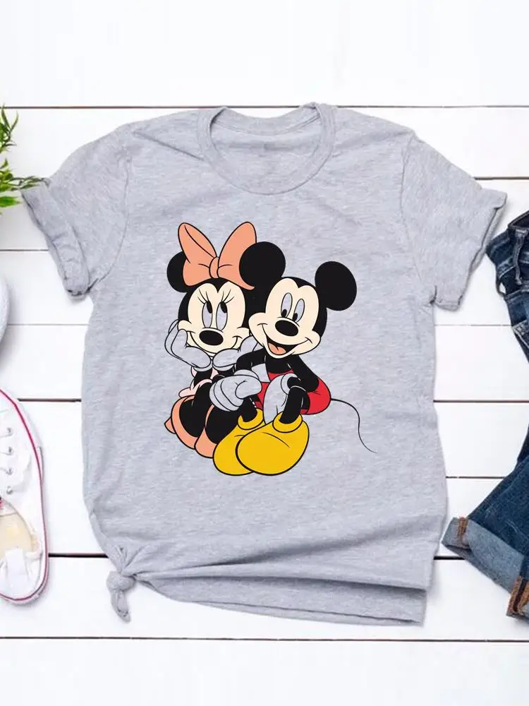 Disney Short Sleeve Summer Tee Mickey Mouse Watercolor Sweet Trend Shirt Women Cartoon Graphic T-shirts Fashion Print Clothing
Disney Short Sleeve Summer Tee Mickey Mouse Watercolor Sweet Trend Shirt Women Cartoon Graphic T-shirts Fashion Print Clothing